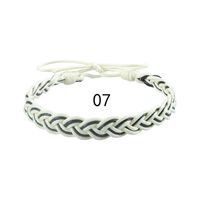 Simple Style Color Block Wax Line Unisex Bracelets sku image 7