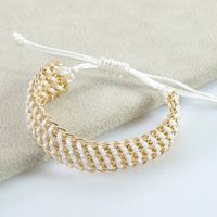 Simple Style Solid Color Alloy Knitting Unisex Bracelets sku image 5
