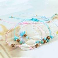 Beach Geometric Mixed Materials Beaded Unisex Drawstring Bracelets main image 3