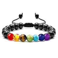 Fashion Multicolor Stone Beaded Unisex Bracelets main image 6