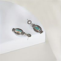 1 Pair Ethnic Style Colorful Alloy Drop Earrings main image 3