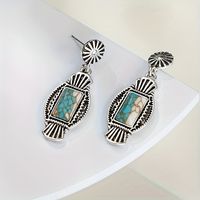 1 Pair Ethnic Style Colorful Alloy Drop Earrings main image 4