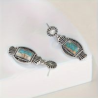 1 Pair Ethnic Style Colorful Alloy Drop Earrings main image 5