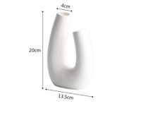 Style Simple Irrégulier Céramique Vase Décorations Artificielles sku image 23