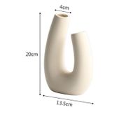 Style Simple Irrégulier Céramique Vase Décorations Artificielles sku image 24