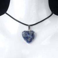 Simple Style Heart Shape Natural Stone Opal Polishing Charms sku image 3