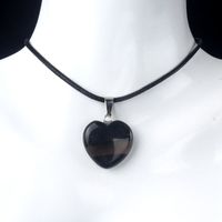 Simple Style Heart Shape Natural Stone Opal Polishing Charms sku image 2