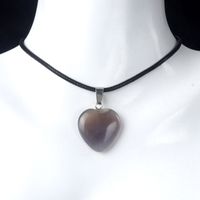 Simple Style Heart Shape Natural Stone Opal Polishing Charms sku image 5