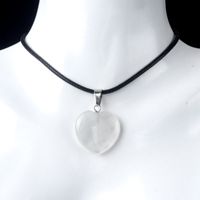 Simple Style Heart Shape Natural Stone Opal Polishing Charms sku image 13