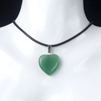 Simple Style Heart Shape Natural Stone Opal Polishing Charms sku image 8