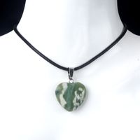 Simple Style Heart Shape Natural Stone Opal Polishing Charms sku image 20
