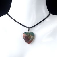 Simple Style Heart Shape Natural Stone Opal Polishing Charms sku image 12