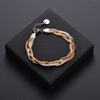 Ig Style Simple Style Geometric Stainless Steel Plating Bracelets main image 3