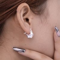 1 Pair Simple Style U Shape Geometric Plating Stainless Steel Hoop Earrings Drop Earrings main image 3
