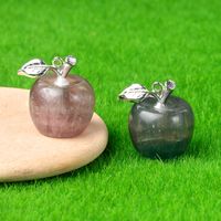 Cute Apple Natural Stone Polishing Crystal Charms sku image 17