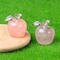 Cute Apple Natural Stone Polishing Crystal Charms sku image 10