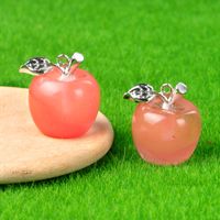 Cute Apple Natural Stone Polishing Crystal Charms sku image 18