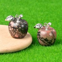 Cute Apple Natural Stone Polishing Crystal Charms sku image 16