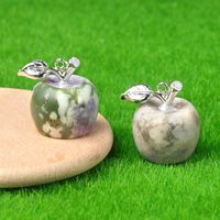Cute Apple Natural Stone Polishing Crystal Charms sku image 15
