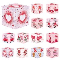 Valentine's Day Cute Sweet Letter Heart Shape Paper Daily Date Festival Gift Box main image 5