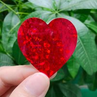 Heart Shape Holiday Daily Valentine's Day Copper Plate Sticker Simple Style Adhesive Tape main image 1