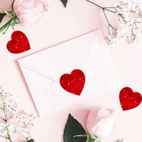 Herzform Ferien Täglich Valentinstag Kupferplattenaufkleber Einfacher Stil Klebeband main image 3