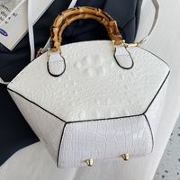 Women's Medium Pu Leather Solid Color Classic Style Shell Zipper Handbag main image 4