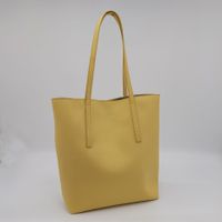 Women's Large Pu Leather Solid Color Basic Vintage Style Dumpling Shape Magnetic Buckle Shoulder Bag Tote Bag sku image 2