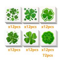 St. Patrick Cartoon Style Shamrock Plastic Party Hanging Ornaments Party Packs Decorative Props main image 7