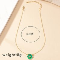 Retro Simple Style Bee Alloy Enamel Plating Women's Pendant Necklace sku image 1