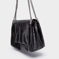 Women's Medium Pu Leather Solid Color Vintage Style Streetwear Square Magnetic Buckle Shoulder Bag Underarm Bag main image 2