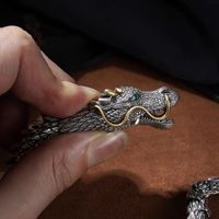 Retro Dragon Copper Unisex Bracelets main image 3