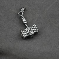 Retro Hammer Titanium Steel Men's Pendant Necklace Necklace Pendant main image 4