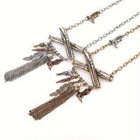 Casual Retro Pistol Feather Shoe Alloy Unisex Sweater Chain main image 5