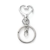 Simple Style Heart Shape Alloy Unisex Bag Pendant Keychain sku image 1