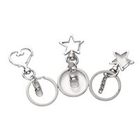 Style Simple Forme De Cœur Alliage Unisexe Pendentif De Sac Porte-clés main image 4