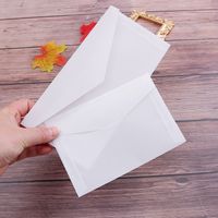 Cute Solid Color Parchment Paper Casual Daily Envelope main image 5