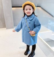 Cute Simple Style Solid Color Polyester Girls Outerwear main image 2