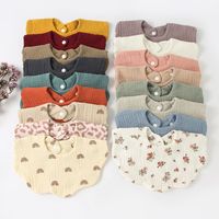 Simple Style Animal Flower Cotton Burp Cloths Baby Accessories main image 1