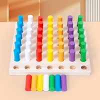 Building Toys Toddler(3-6years) Color Block Wood Toys main image 3