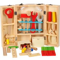Bauspielzeug Farbblock Einfarbig Holz Spielzeug main image 5
