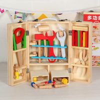 Building Toys Color Block Solid Color Wood Toys main image 1