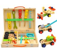 Bauspielzeug Farbblock Einfarbig Holz Spielzeug sku image 1