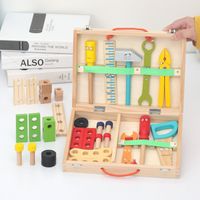 Building Toys Color Block Solid Color Wood Toys main image 2