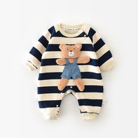 Cute Bear Cotton Blend Baby Rompers sku image 5