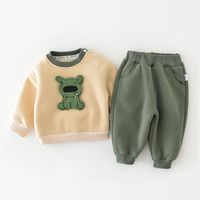 Cute Cartoon Cotton Boys Clothing Sets sku image 1