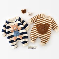 Cute Bear Cotton Blend Baby Rompers main image 1