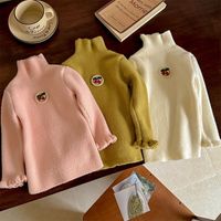 Cute Solid Color Polyester Hoodies & Sweaters main image 3