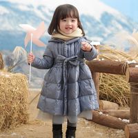 Streetwear Solid Color Polyester Girls Outerwear main image 5