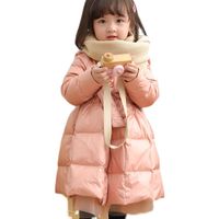 Streetwear Solid Color Polyester Girls Outerwear main image 2